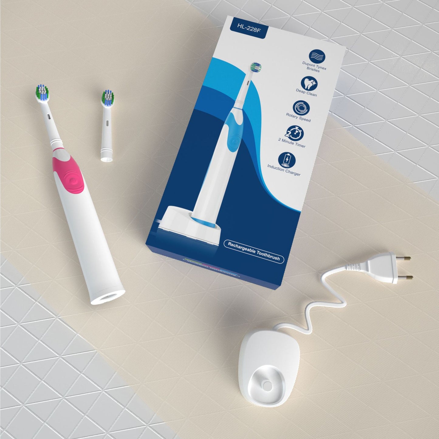 Soft Bristle Adult Rotating Electric Toothbrush|Oral-B Compatible