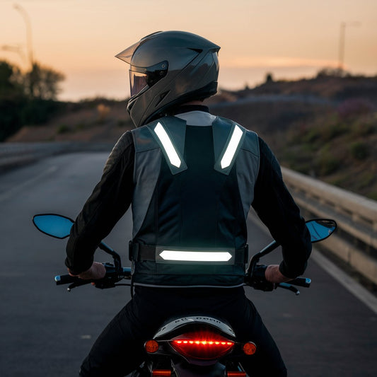 The LED Vest With Direction Indicators| Riding Bag Vest