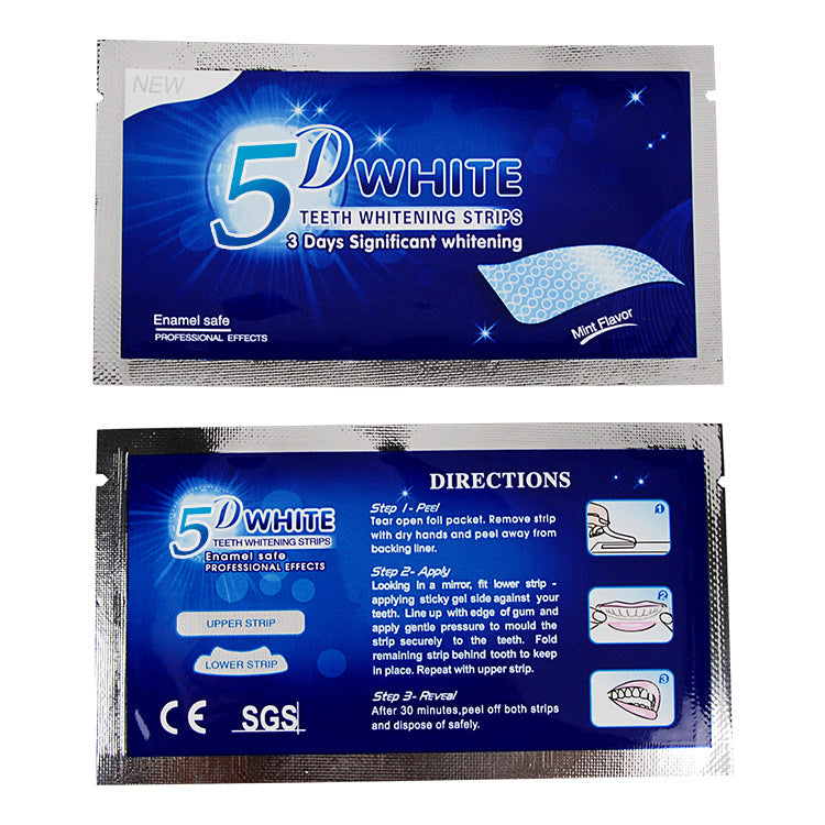 5D Gel Teeth Whitening Strips| White Tooth Dental kit