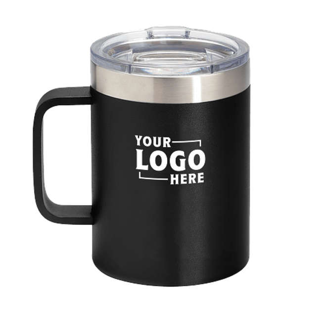 14 oz. Rover Stainless Steel Insulated Camper Mug| Handle Coffee Mug (14oz)