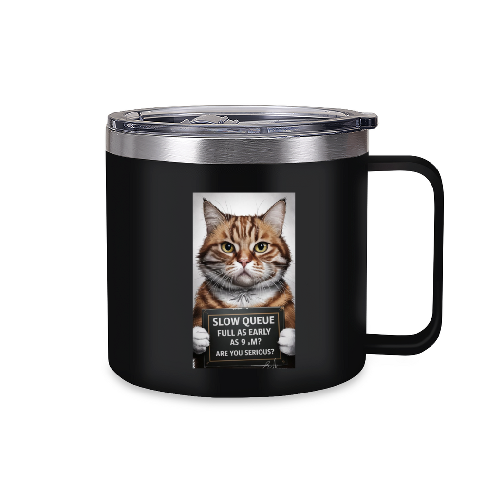 14 oz. Rover Stainless Steel Insulated Camper Mug| Handle Coffee Mug (14oz)