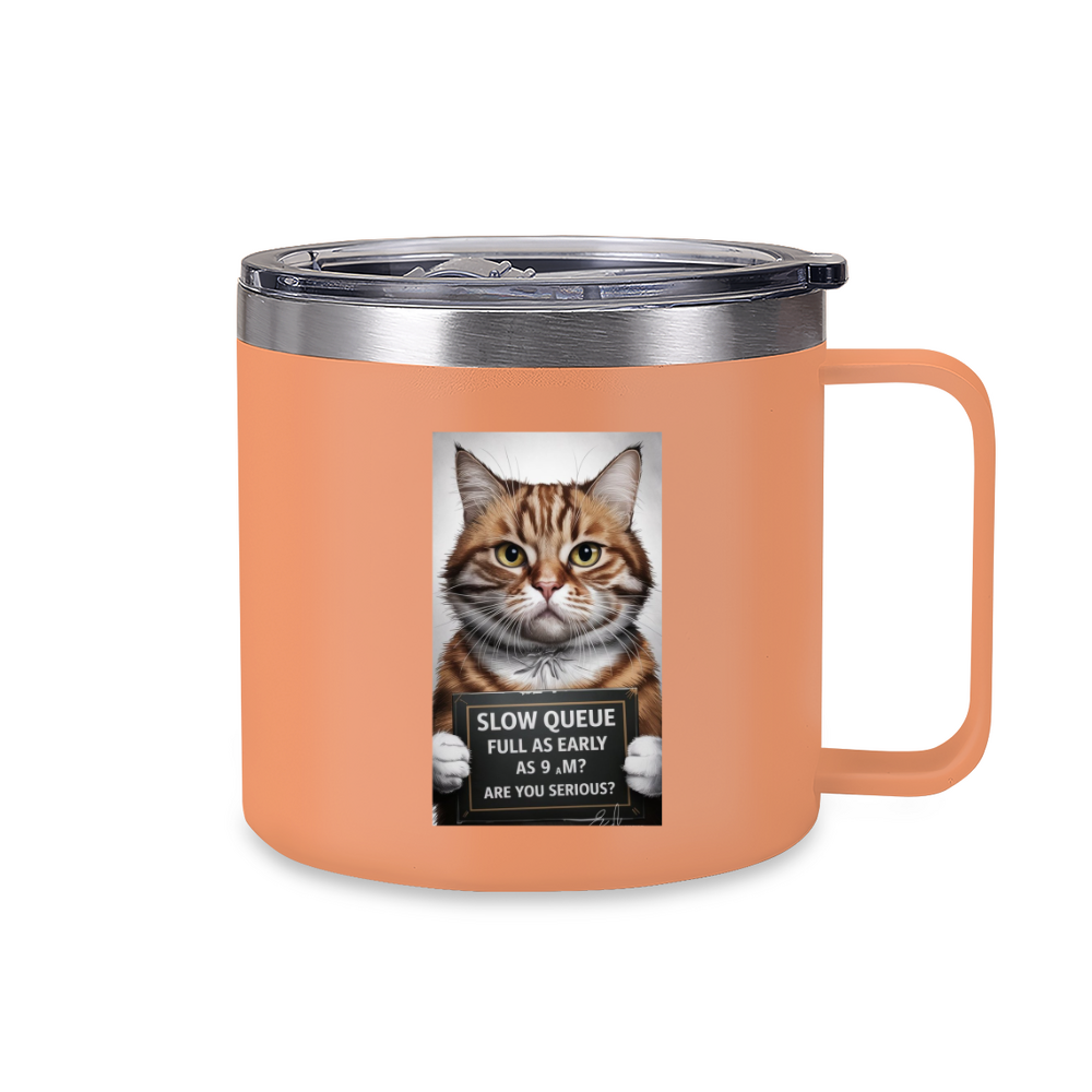 14 oz. Rover Stainless Steel Insulated Camper Mug| Handle Coffee Mug (14oz)