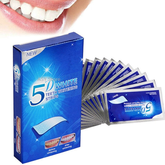 5D Gel Teeth Whitening Strips| White Tooth Dental kit